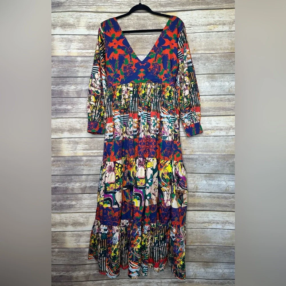 Anthropologie Multicolor Maxi Dress - Picture 3 of 9